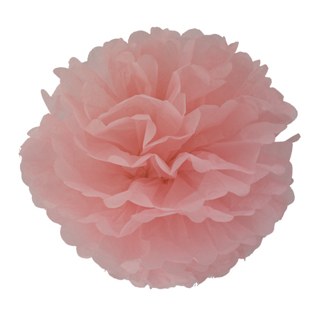 Paper pompom - 40cm - Sugar rose