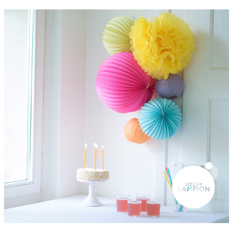 Paper Lanterns Kit - Pop Party