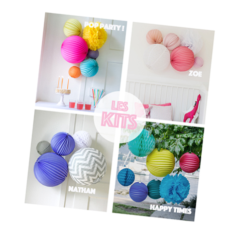 Paper Lanterns Kit - Pop Party