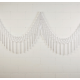 Streamer garland - 3,5m - White