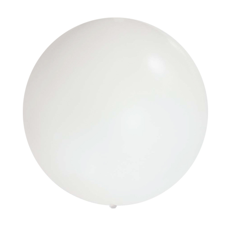 Giant white balloon