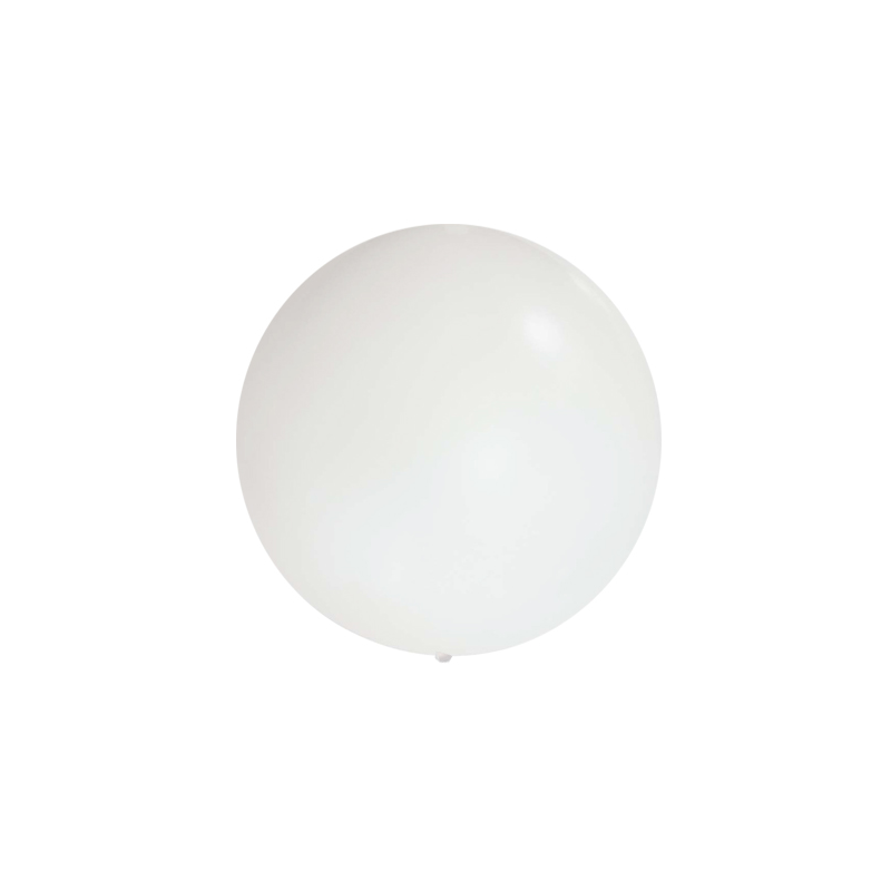 Giant white balloon