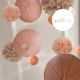 Terracotta chic wedding - set of 10 paper lanterns