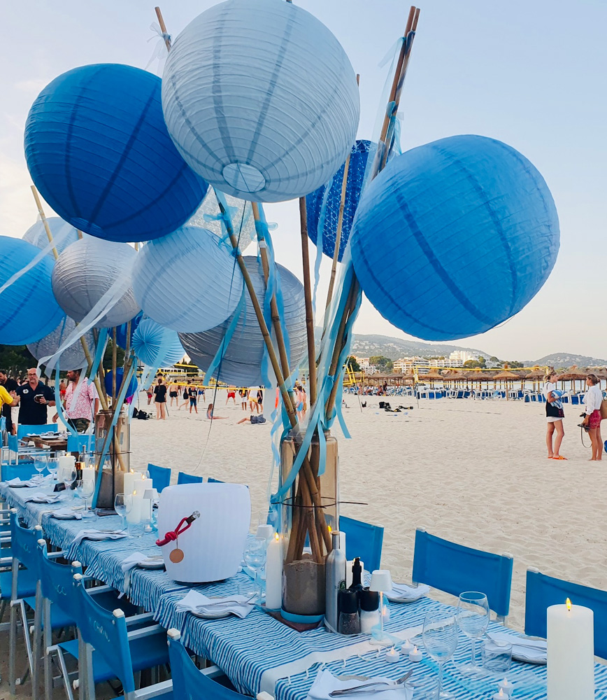 decoration de table bord de mer Sous Le Lampion 